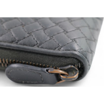 Bottega Veneta Portafoglio Pelle Blu