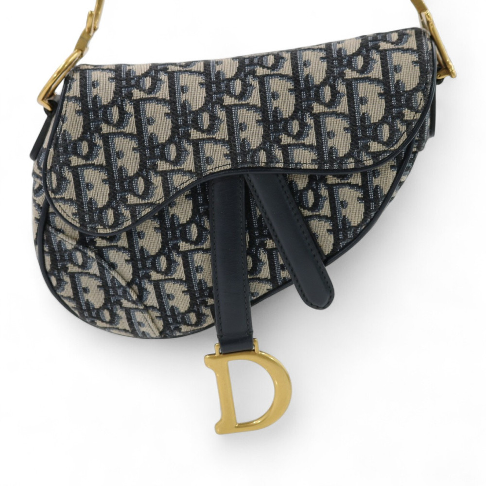 Dior Sella Mini Tela Blu