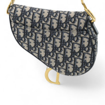 Dior Sella Mini Tela Blu
