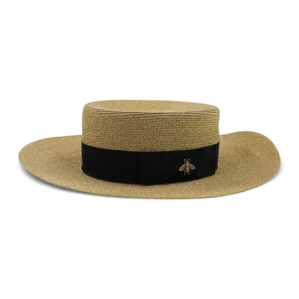 Gucci Cappello Paglia Beige