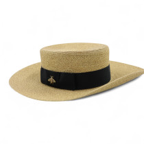 Gucci Cappello Paglia Beige