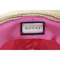 Gucci Cappello Paglia Beige