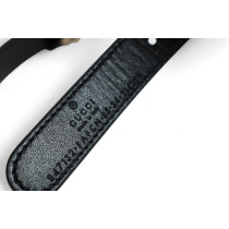 Gucci Cintura Reversibile GG e Pelle Marrone e Nera