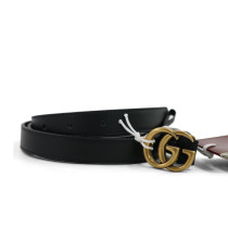 Gucci Cintura Marmont Pelle Nera