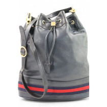 Gucci Secchiello Pelle Blu