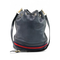 Gucci Secchiello Pelle Blu