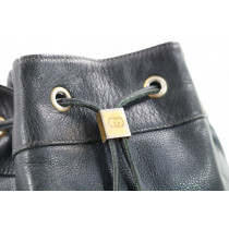 Gucci Secchiello Pelle Blu