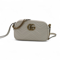 Gucci Camera Bag Pelle Bianca