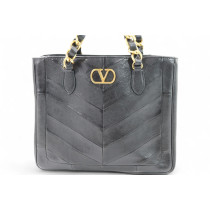Valentino Shopping Pelle Nera