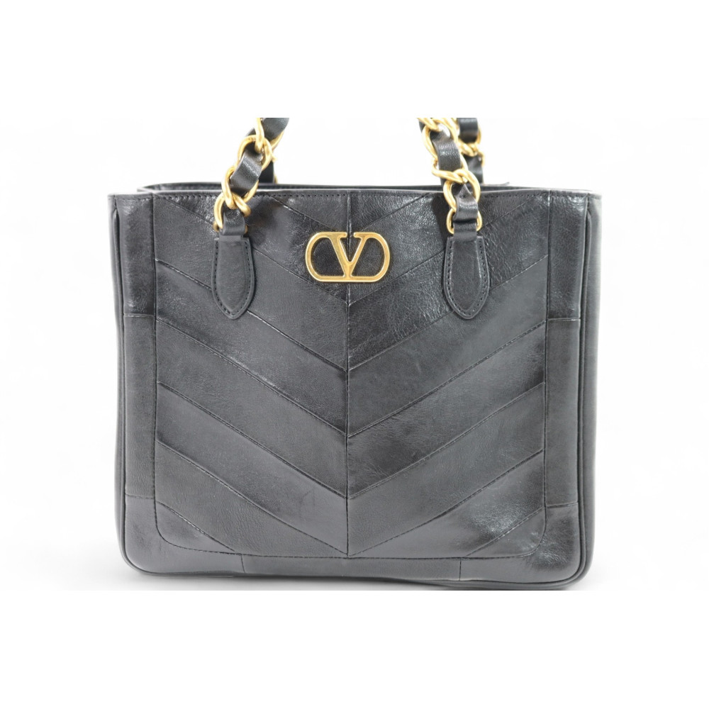 Valentino Shopping Pelle Nera