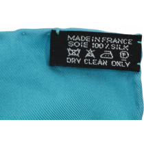 Hermes Foulard Seta Azzurra