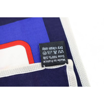 Hermes Foulard Seta Blu e Bianca