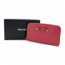 Prada Portafoglio Pelle Rosa