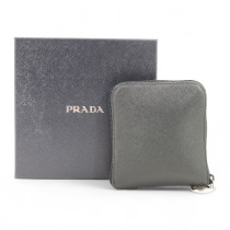 Prada Shopping Tessuto e Pelle Nera