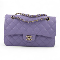 Chanel Classica Pelle Viola