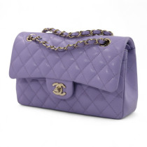 Chanel Classica Pelle Viola