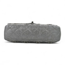 Chanel Classica Pelle Argento