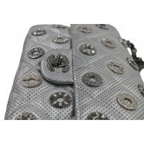 Chanel Classica Pelle Argento