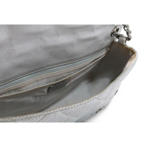 Chanel Classica Pelle Argento