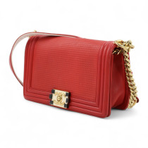 Chanel Boy Pelle Rossa