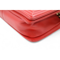 Chanel Boy Pelle Rossa