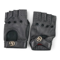 Gucci Guanti Pelle Nera