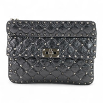 Valentino Spike Pelle Nera