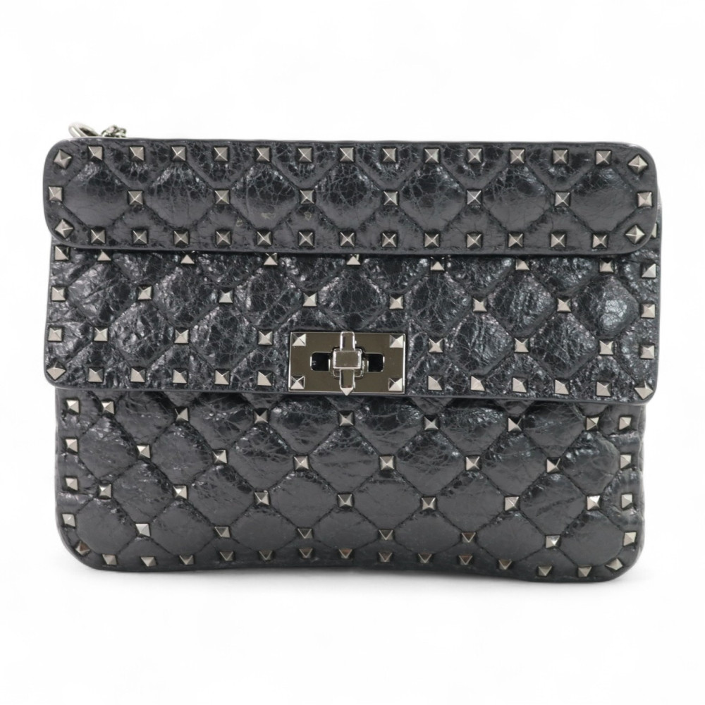 Valentino Spike Pelle Nera