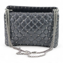 Valentino Spike Pelle Nera