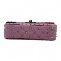 Valentino Spike Tessuto Rosa