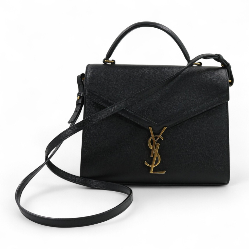 Saint Laurent Cassandre Pelle Nera
