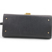 Saint Laurent Cassandre Pelle Nera