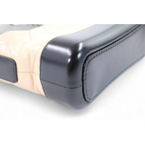 Chanel Gabrielle Pelle Nera e Beige
