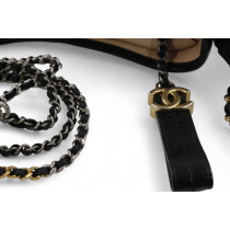 Chanel Gabrielle Pelle Nera e Beige