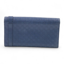 Gucci Portafoglio Pelle Blu