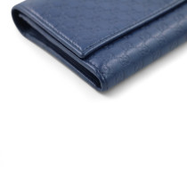 Gucci Portafoglio Pelle Blu