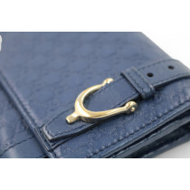 Gucci Portafoglio Pelle Blu