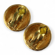Chanel Orecchini Acciaio Oro