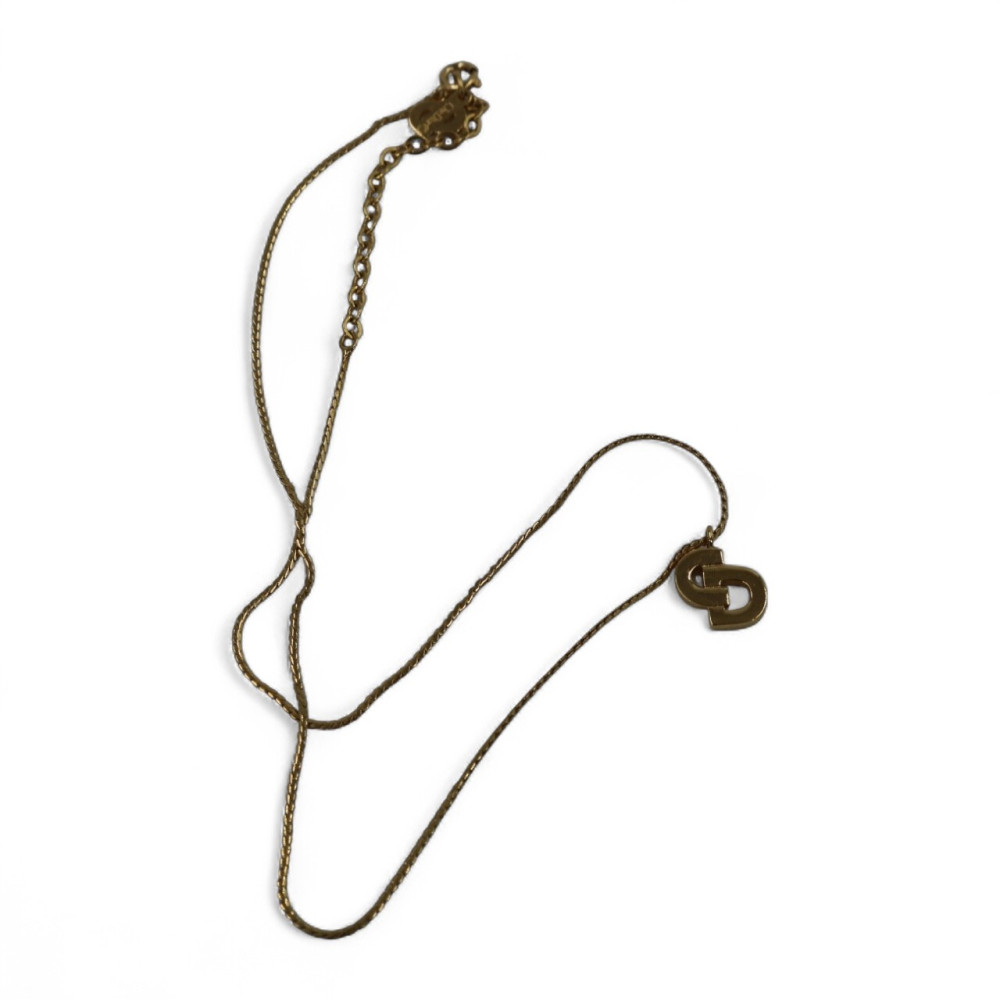 Dior Collana Acciaio Oro
