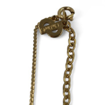 Dior Collana Acciaio Oro