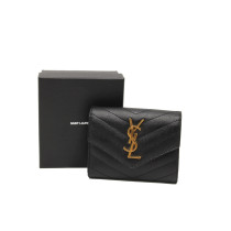 Saint Laurent Portafoglio Tri-Fold Cassandre