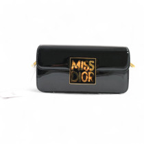 Dior Miss Dior Flap Bag Vernis Nera