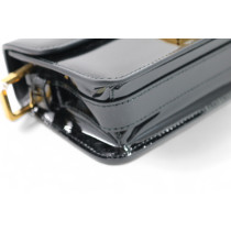 Dior Miss Dior Flap Bag Vernis Nera
