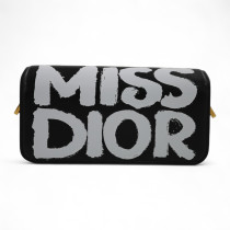 Dior Miss Dior Flap Bag Pelle Nera