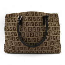 Fendi Tote Bag Tessuto Beige