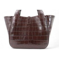 Saint Laurent Bea Mini Pelle Marrone