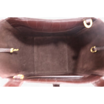 Saint Laurent Bea Mini Pelle Marrone