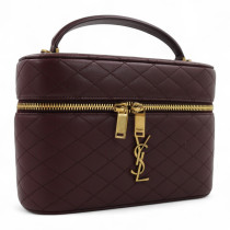 Saint Laurent Gaby Large Pelle Bordeaux