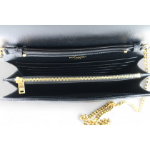 Saint Laurent Cassandre Pelle Nera