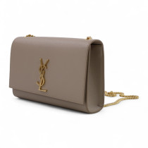 Saint Laurent Kate Pelle Dark Beige